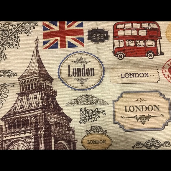 Fabulous canvas tote “London” theme - Picture 3 of 7
